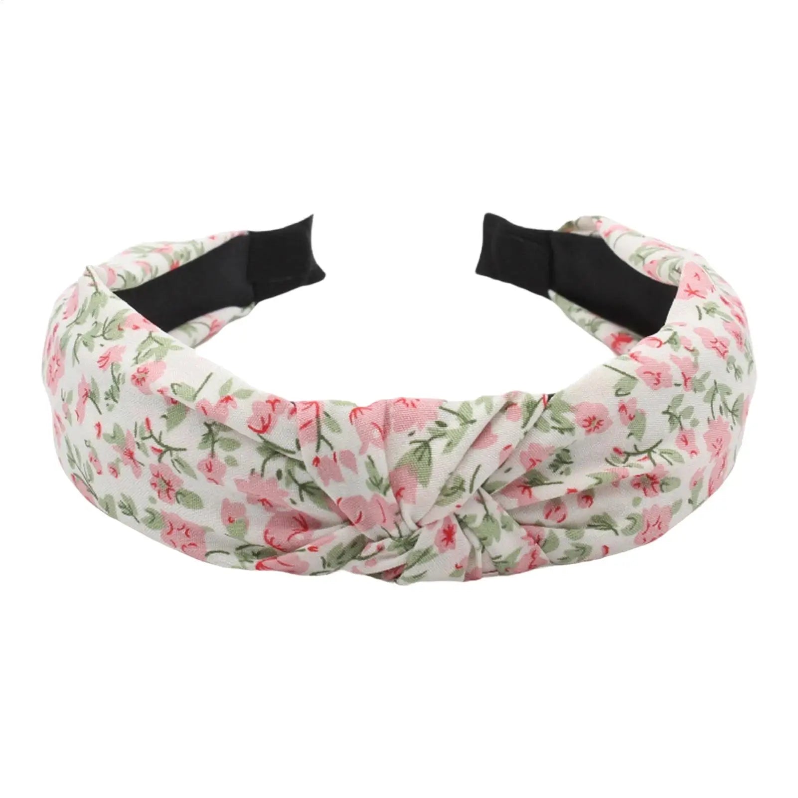Floral Knotted Headband for Women – Non-Slip Hair Hoop Knotted Hair Headband Zpaxo
