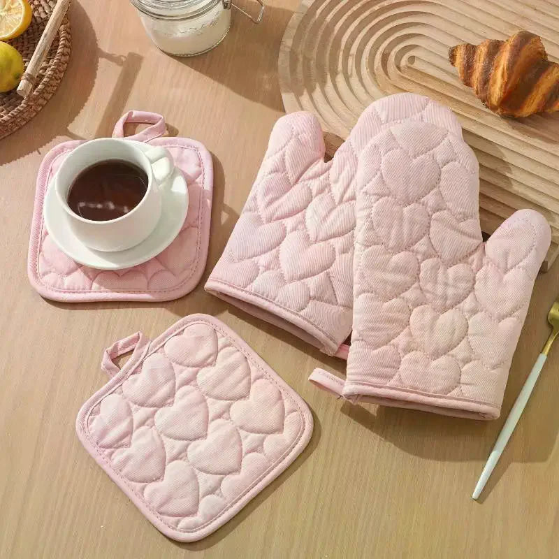 Kitchen Potholders Pad Stove Oven Gloves Mitts Heat Resistant Thermal Zpaxo