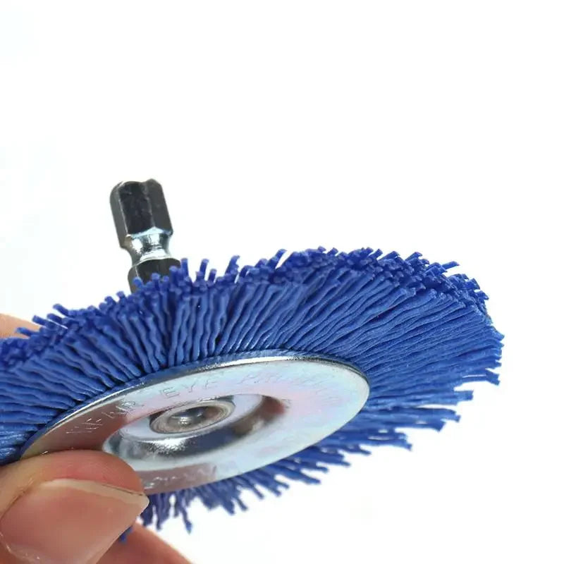 80 120 180 240 Flat Abrasive Wheel Brush Drill Rotary Tool Remove Zpaxo