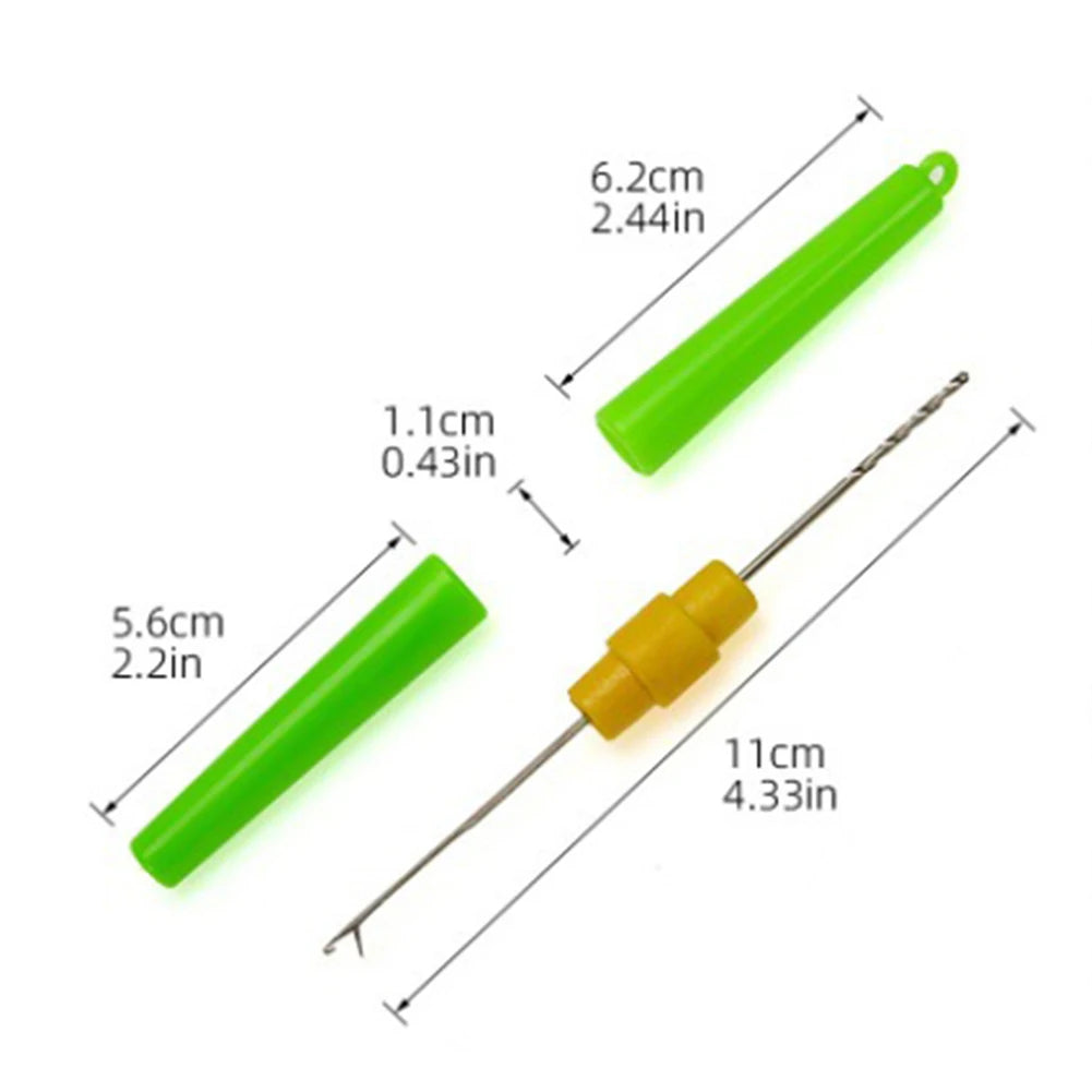 Carp Fishing Rigging Bait Needle Boilie Drill Stringer Fish Tool Tools