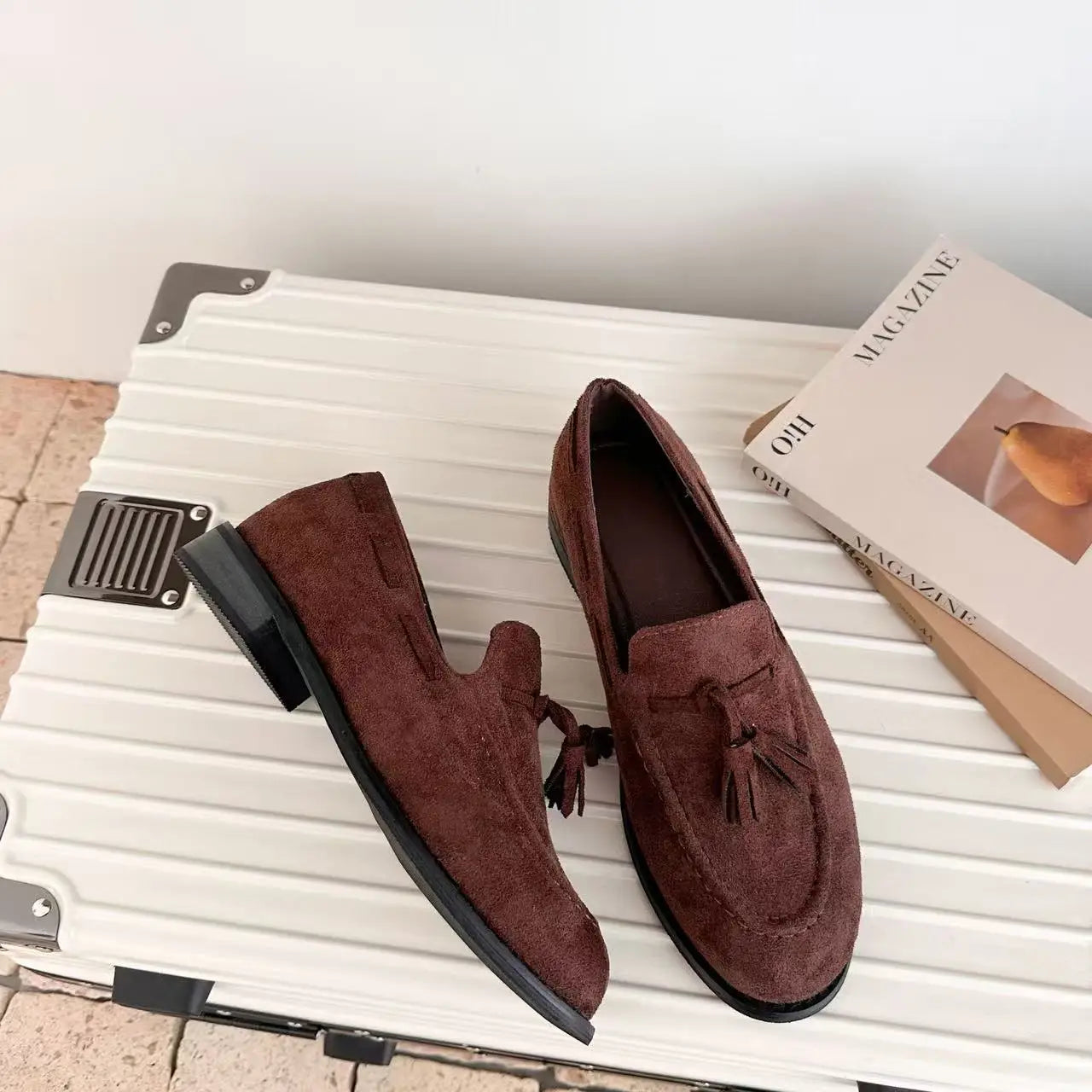 Butterfly Knot Flat Bottom Bean Shoes Women's Spring Autumn