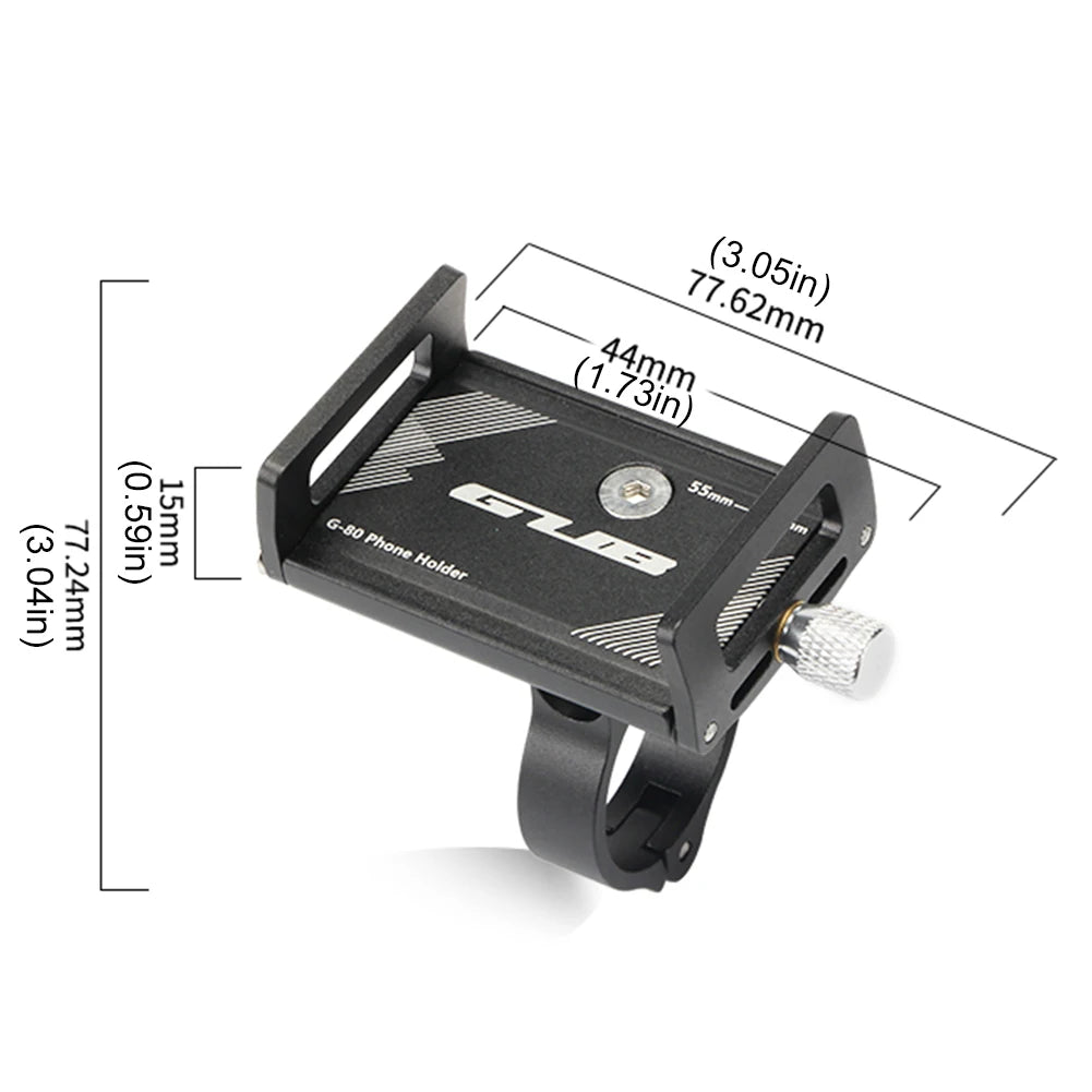 Bike Phone Holder Aluminum Alloy Bicycle Headset Mount Motorcycle 2
