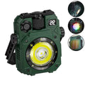 3600mAh Rechargeable COB Work Light – Magnetic Camping Torch Rechargeable Work Light Zpaxo Green 1PC