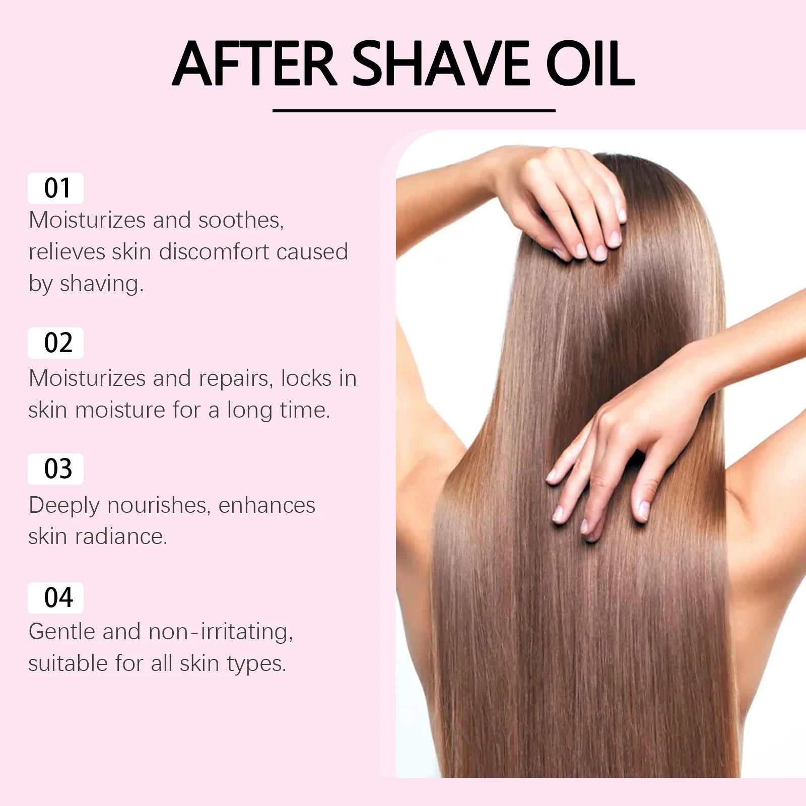 OceAura Strawberry Hair Removal Soothing Body Oil 40ml Soothing Body Oil Zpaxo