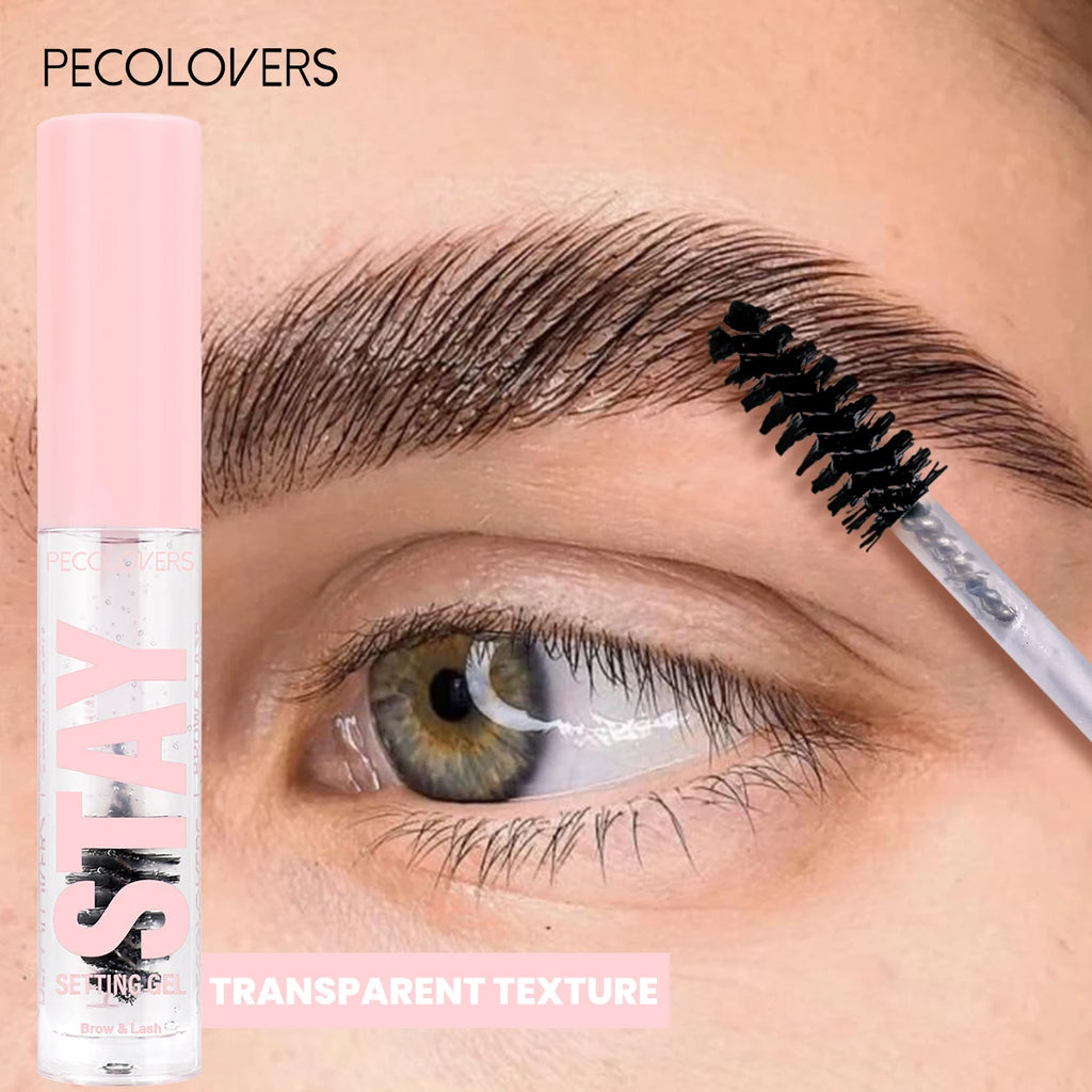 Waterproof Transparent Eyebrow Styling Eyelash Fixed Gel With Brush Liquid Eyebrow Comb Long Lasting Eyebrow Shaping Styling Gel Zpaxo 01