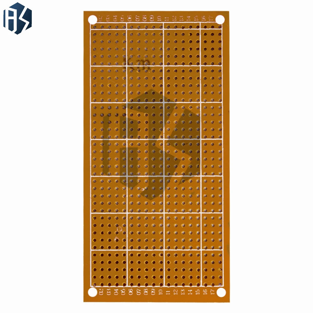 5x10cm FR4 Single-sided Prototyping Board Universal Tinned Zpaxo