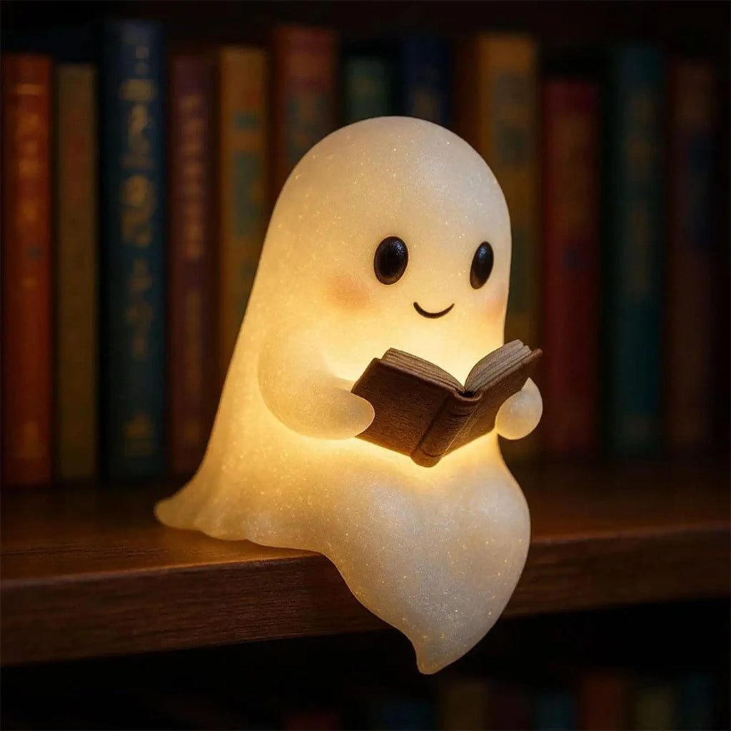 Halloween Ghost Lamp LED Night Light Cute Reading Ornament Bedroom