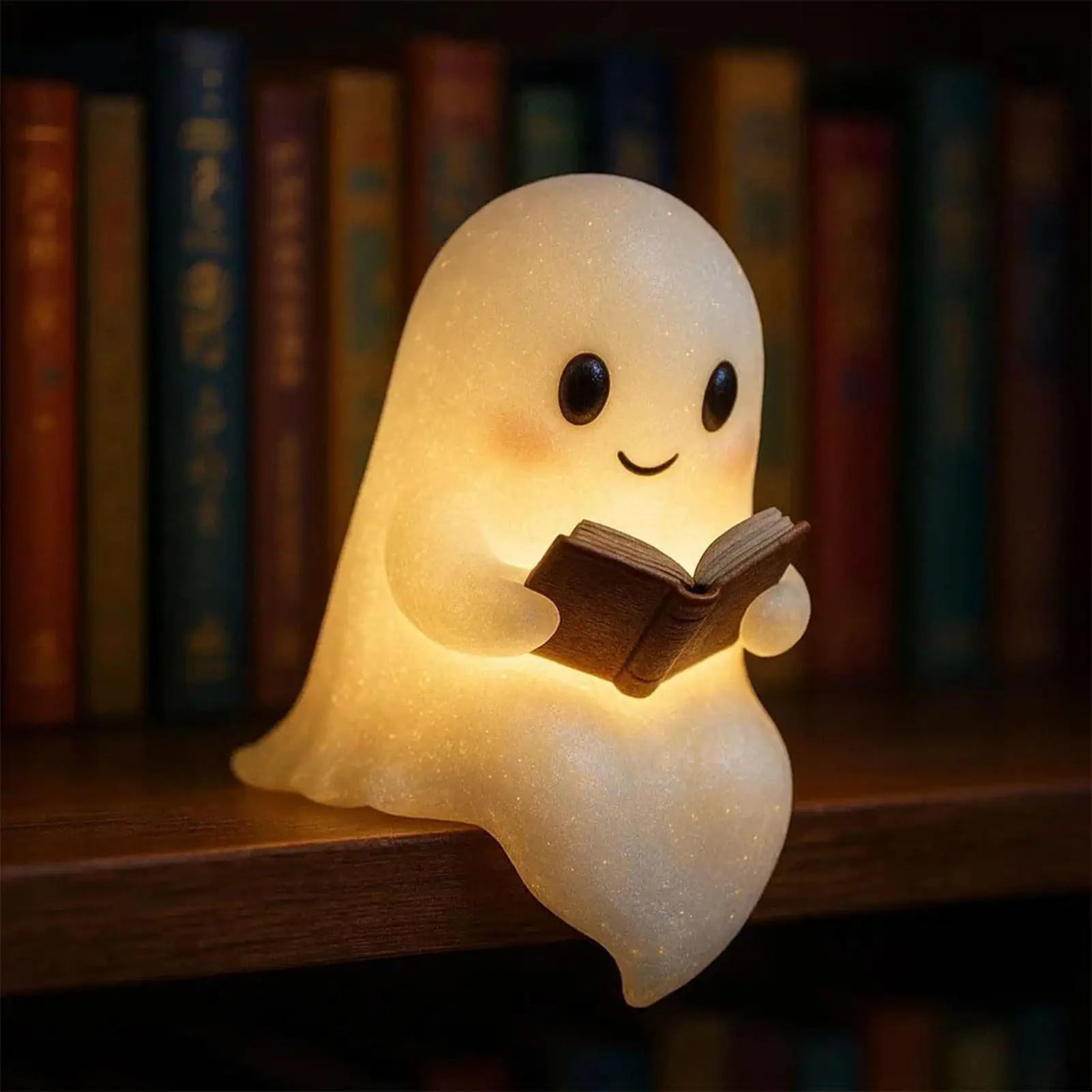 Halloween Ghost Lamp LED Night Light Cute Reading Ornament Bedroom