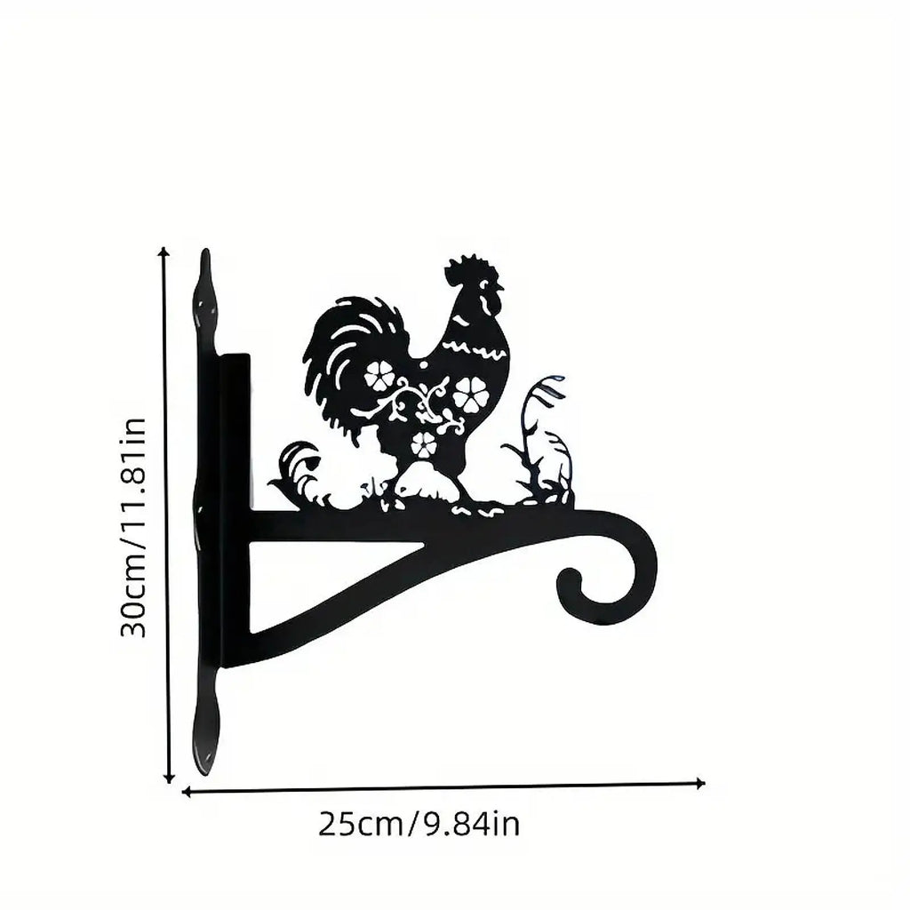 Heavy Duty Iron Wall Plant Bracket – Animal Silhouette Hanger Wall Plant Bracket Zpaxo