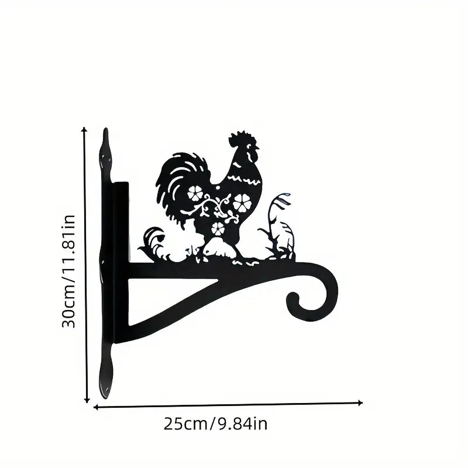 Heavy Duty Iron Wall Plant Bracket – Animal Silhouette Hanger Wall Plant Bracket Zpaxo