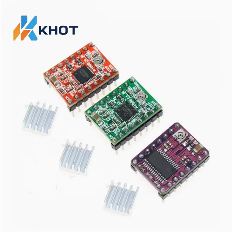 Reprap Stepper Driver Stepper Motor Driver A4988/DRV8825 Zpaxo A4988 Green