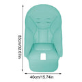Portable Dining Chair Cover Baby PU Leather Dining Chair Pad for PegPerego Siesta Zero3 Baoneo Kosmic Jane Zpaxo MintGreen CN