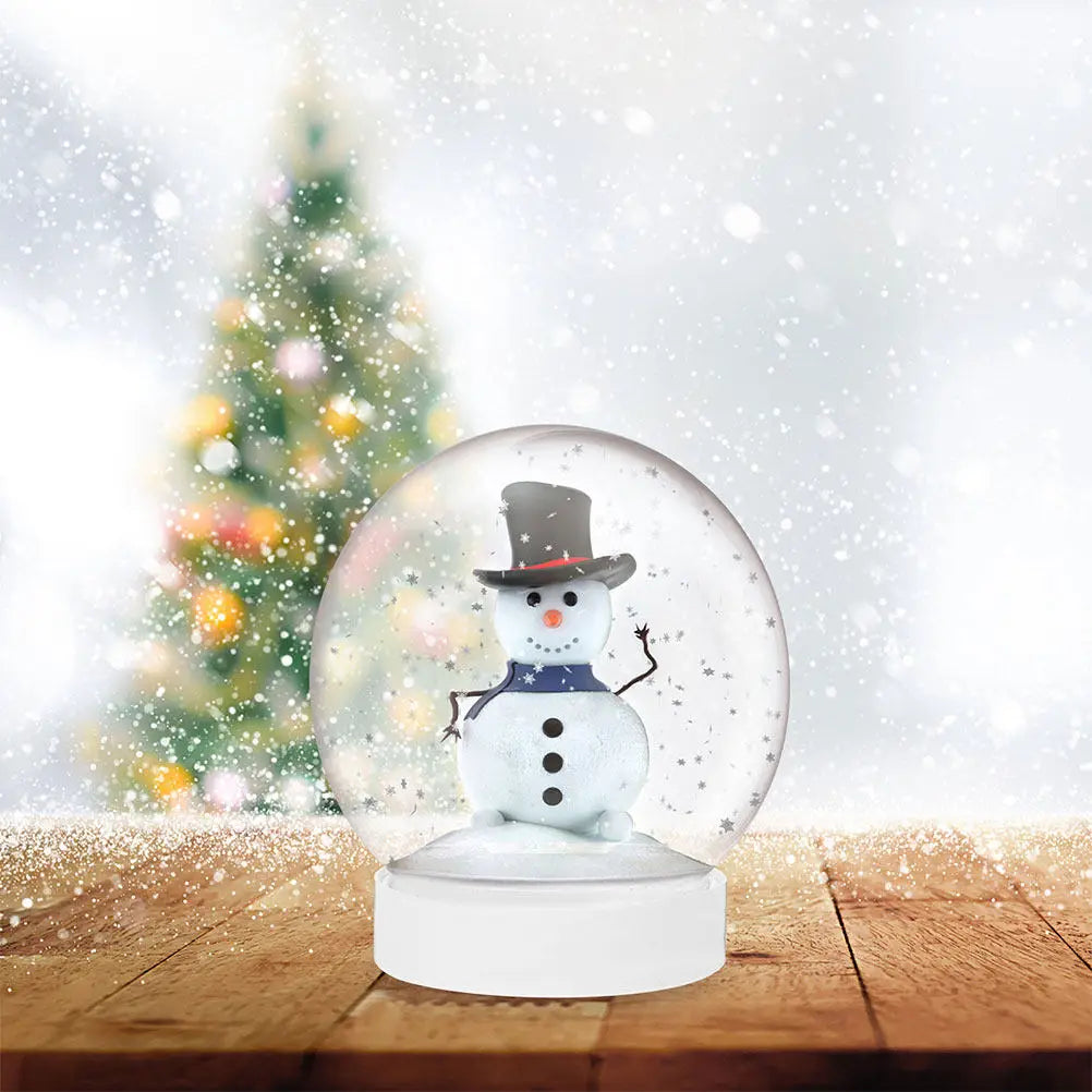 Snow Globe Accessories Plastic Replacement Parts DIY Craft Winter