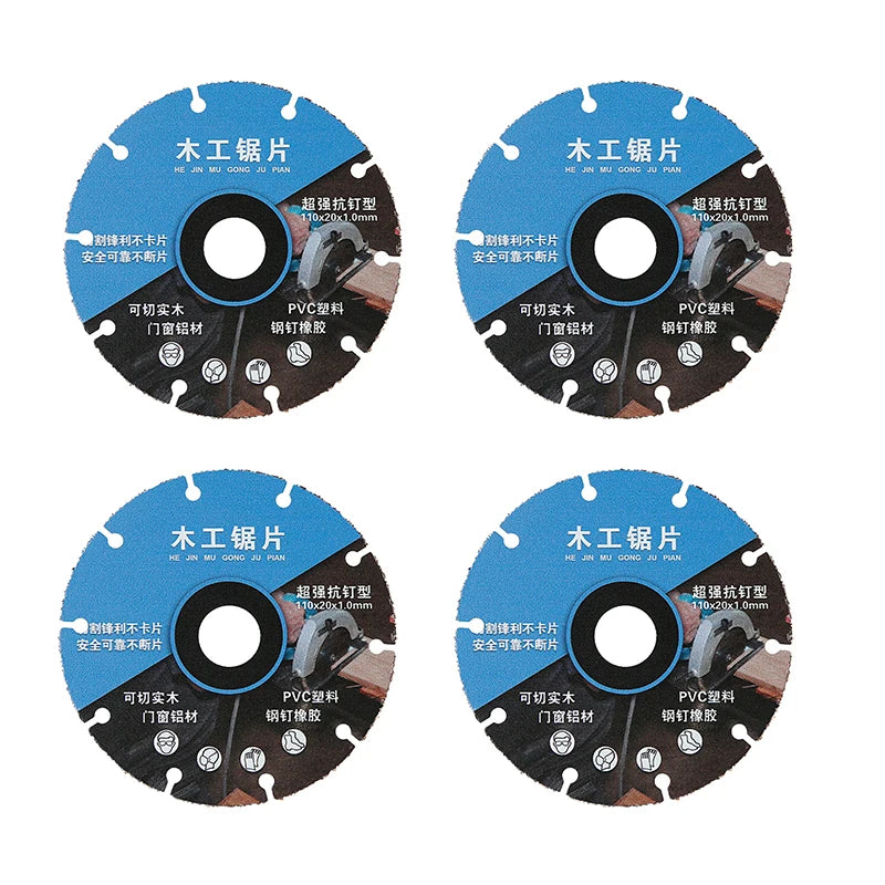 1 2 3 Woodworking Special Saw Blade Brazed Multipurpose Circular Zpaxo 4Pcs