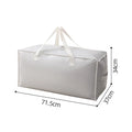 Hot Moving Packing Bags, Dustproof and Moisture-proof Quilt Bags, Large Clothes Storage Bags, Large-capacity Quilt Storage Bag Zpaxo Gray