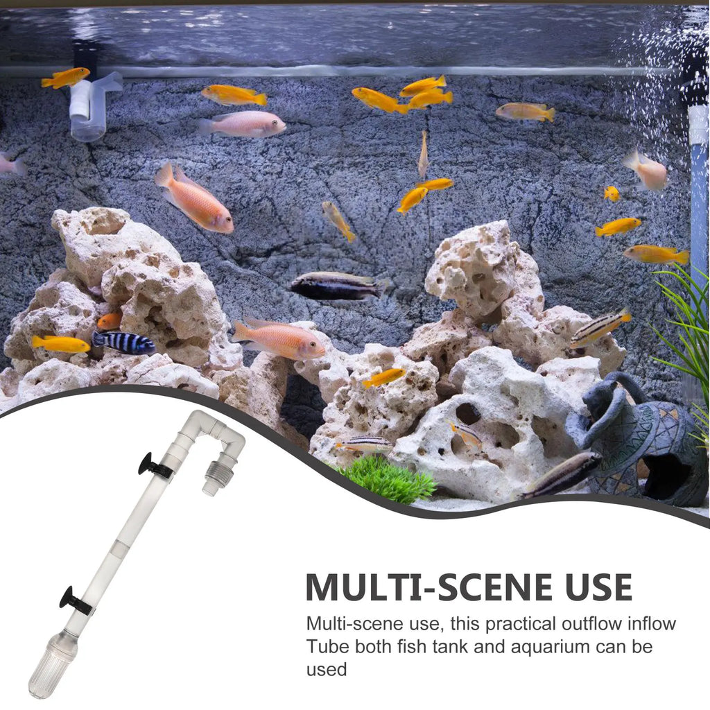 Aquarium Water Inlet Tube Plastic Fish Tank Replacement Filter Bucket