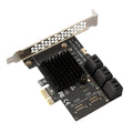 PCI-E 1X SATA3 0 6 Port Expansion Card 6Gbps Mini Express Windows