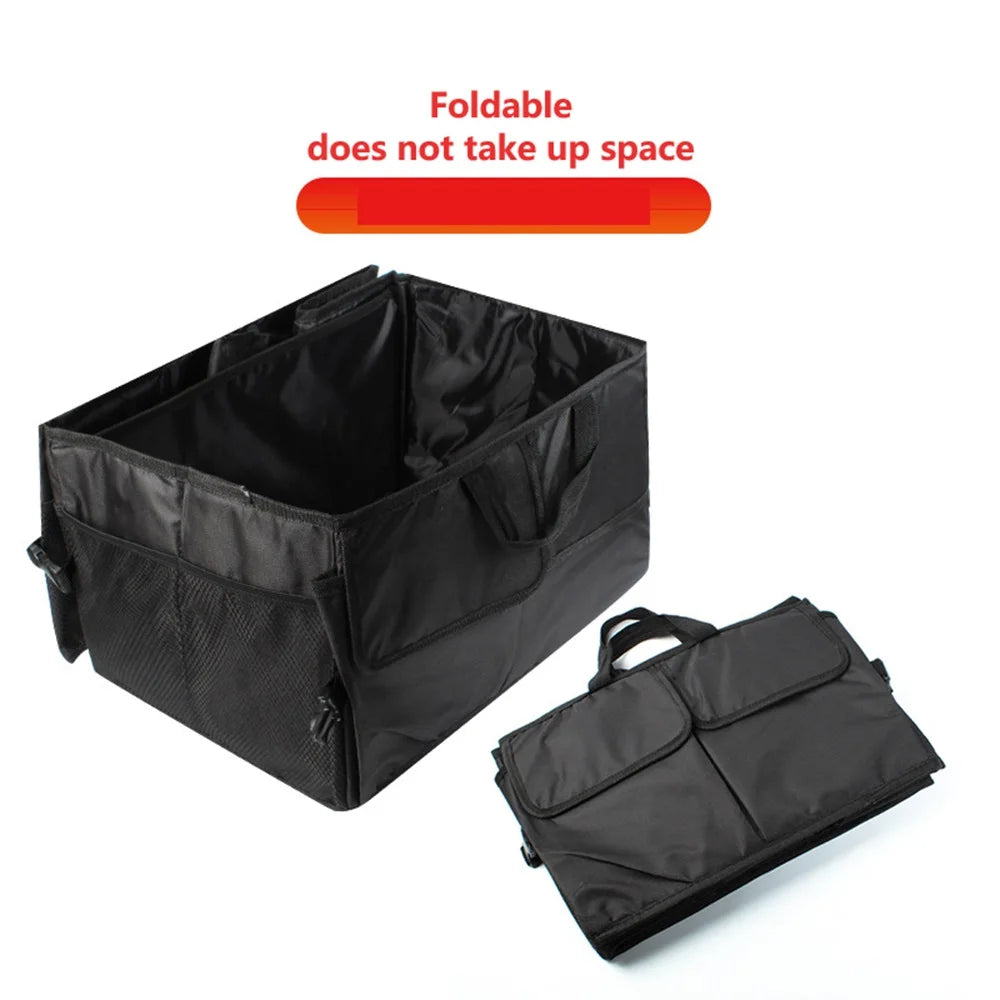 Car Backup Storage Box Folding Large Cargo Camping Multi Functional