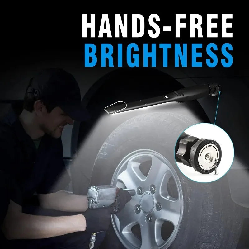 COB LED Work Light – Rechargeable Magnetic Portable Lamp 700lm