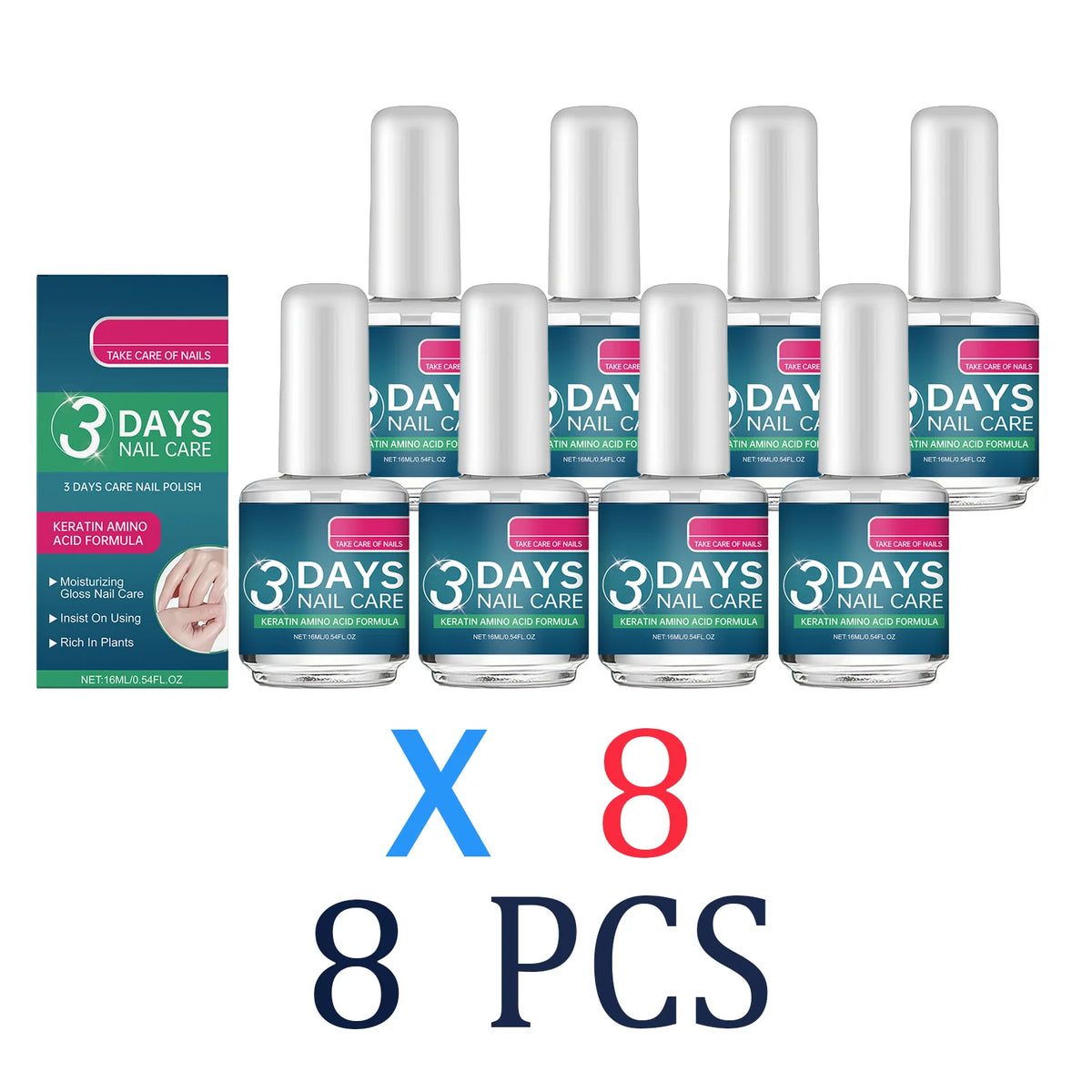 1/2/3/4/5/8/10Pcs Nail Care Oil Dry Skin Remedy Moisturizing Without Greasiness Gentle Nourishing Long Lasting Moisturization Zpaxo 8 Pcs