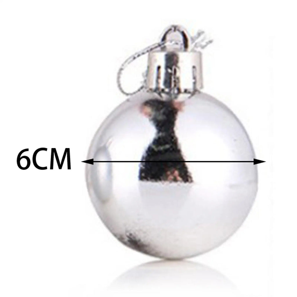 Christmas Ball Shatterproof Crafts Pendants DIY Decor Hanging Balls Zpaxo