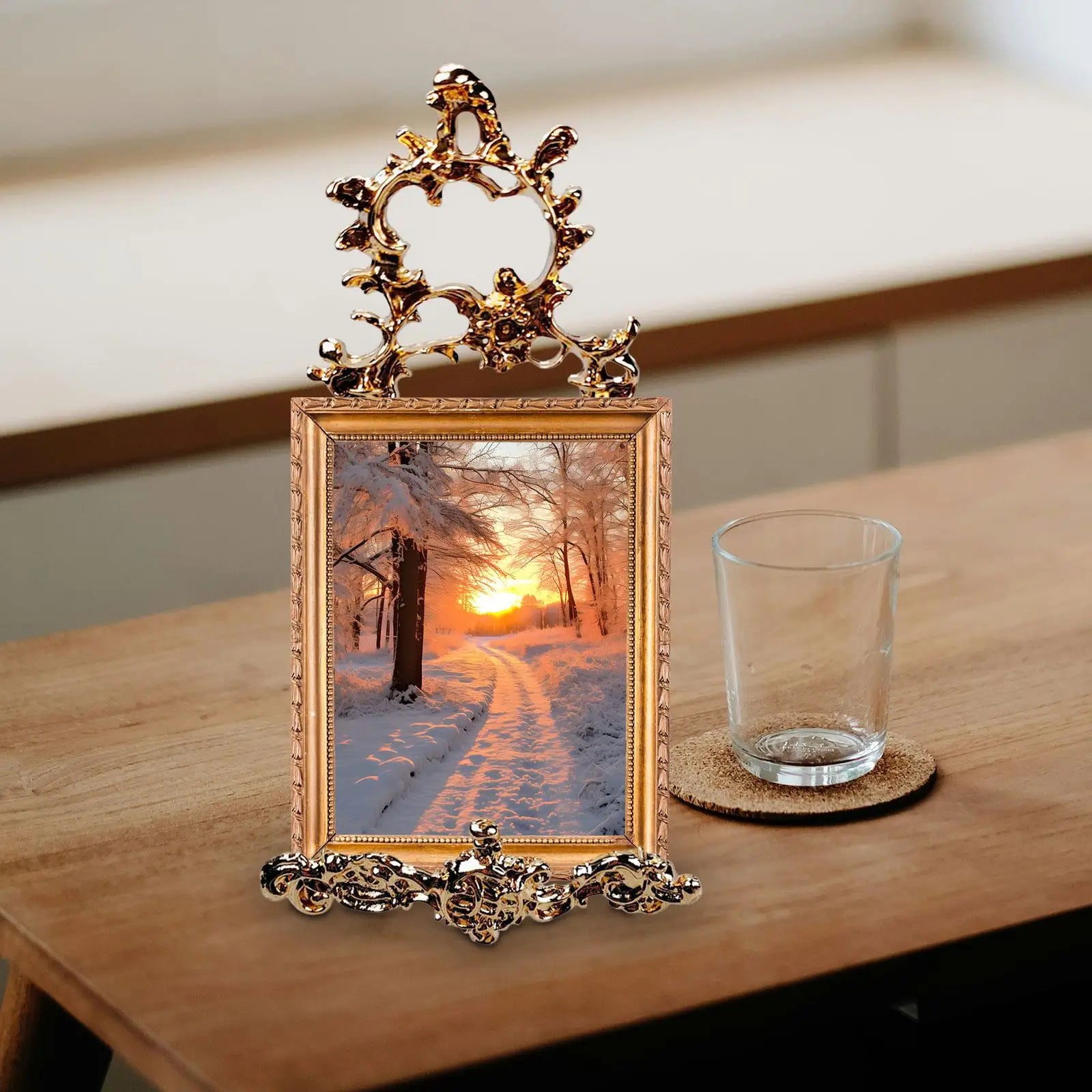 Alloy Easel Plate Stand & Picture Frame Holder | Tabletop Display Easel Display Stand Zpaxo