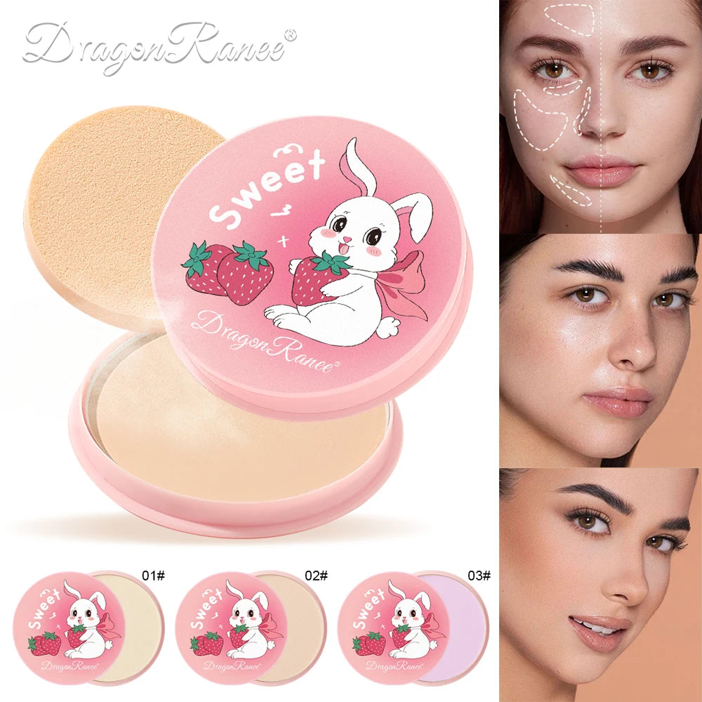 One-Touch Smoothing Powder That Doesn'T Stick, Removes Oil and Controls Oil, Naturally Brightens Skin Tone, Provides a Fine and Long-Lasting Finish, Waterproof and Sweat-Proof Powder Zpaxo