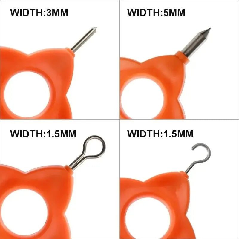 Hirisi 4-in-1 Fishing Line Knotter Tool | Carp Rig Knot Puller Fishing Knotter Tool Zpaxo