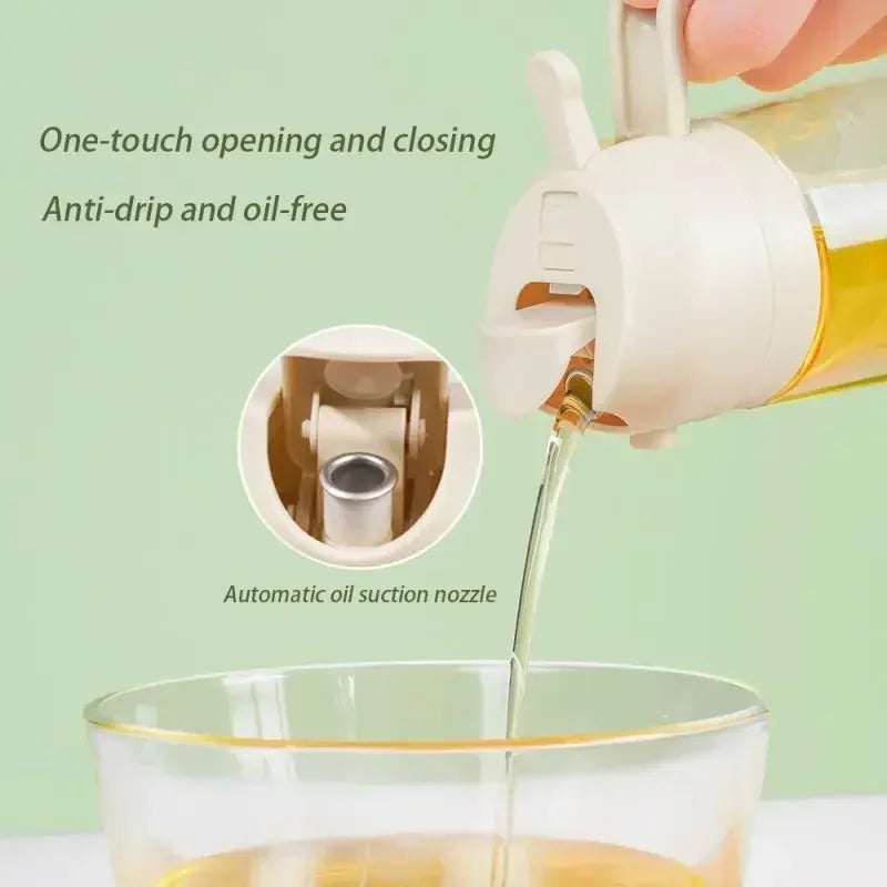 Olive Spray Dispenser Oil Dispenser Bottle for One Kitchen Oil Spray Oil Polisher Bottle Kitchen Storage for Camping Bbq Baking Zpaxo