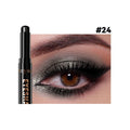 Pearl Metallic Eyeshadow Stick Sparkle Highlight One-Swipe Lazy Eye Shadow Highlighter Brightener Bold Multicolor 3D Eyes Makeup Zpaxo 24