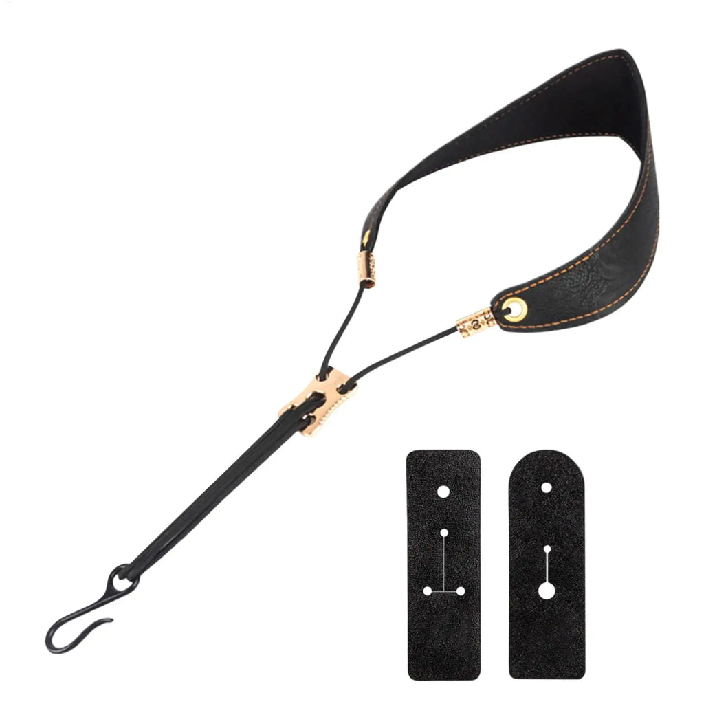 Saxophone Neck Strap Pad Harness Adjustable Support Tenor Sax Neck Strap for Comfort Stability Bass Flute Beginners Girls Zpaxo Default Title