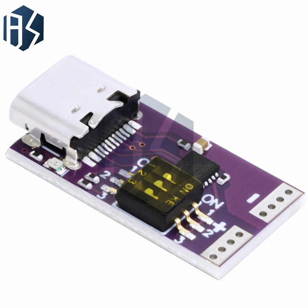‌100W USB Type-C PD Decoy Trigger Module with 5V/9V/12V/15V/20V Fixed Output & 5A Fast Charging for Laptops/Motors/LEDs Zpaxo