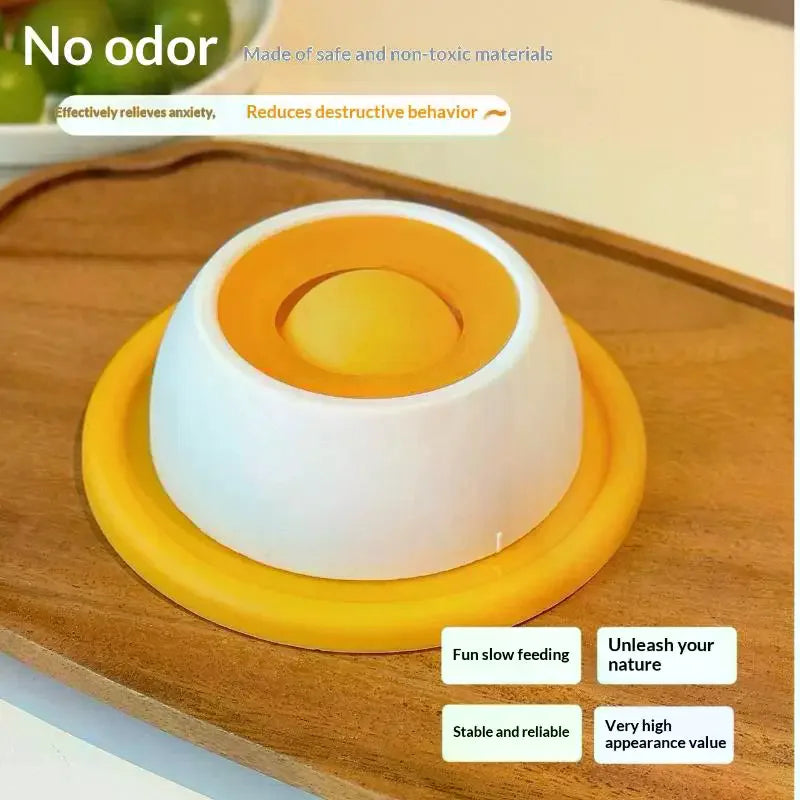 Pet Lick Mat Yogurt Licking Plate Slow Feeder Dogs Cats Interactive Zpaxo