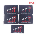 Black For M18 Lithium Battery LED Power Display Stickers LED Key Label For 18V 48-11-1815 Li-ion Battery Pack Zpaxo A1