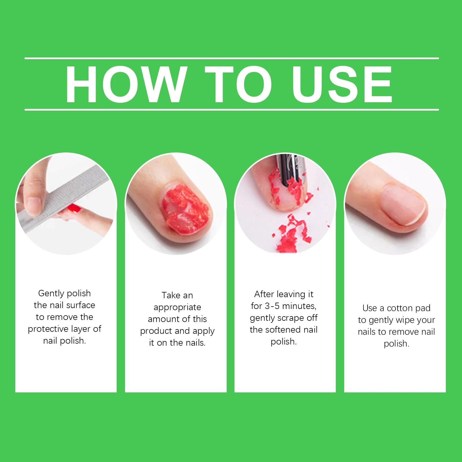 Gentle Nail Gel Remover Soak Off Solution for Acrylic Builder Gel Easy Removal Without Damaging Nails No Residue Fast Acting 8ml Zpaxo