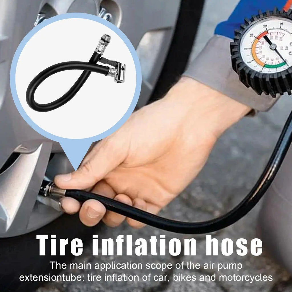 Tyre Inflator Hose Inflation Extension Air Pump Multi-purpose Tire