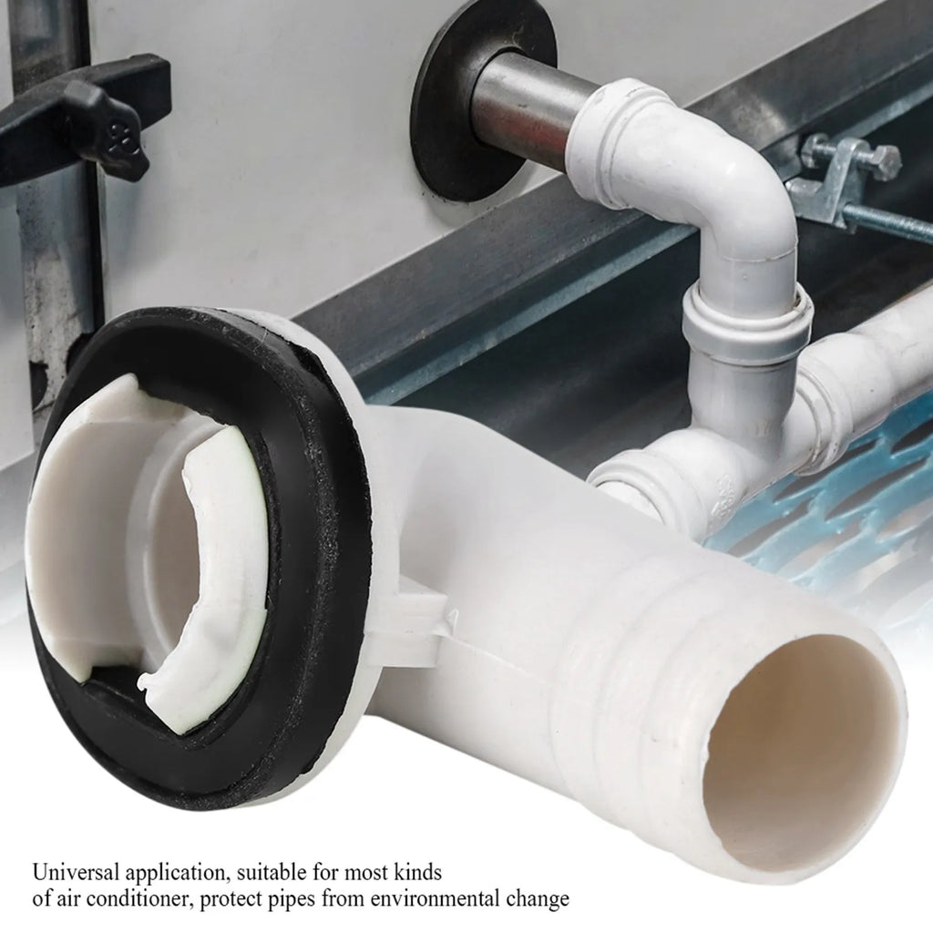 Air Conditioner Drain Outfall Right Angel Outlet Connector Pipe