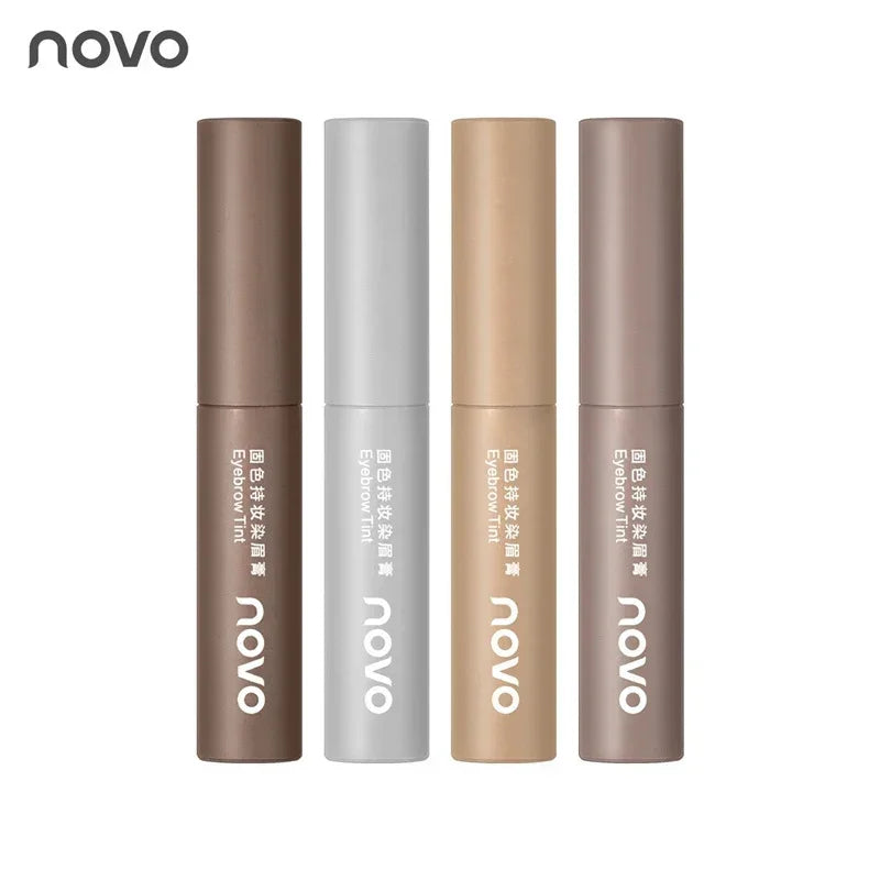 4 Color Liquid Dyeing Eyebrow Cream Coffee Brown Eyebrow Enhancers Cream Long Lasting Waterproof Natural Mascara Eye Brow Tinted Zpaxo
