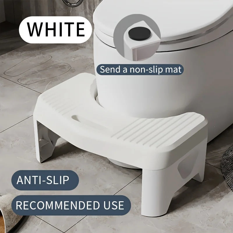 Comfort Toilet Stool for Adult Kids Pregnant Women, Squatting Aid Footstool. Zpaxo