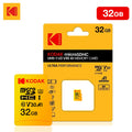 Kodak Micro SD Card Mini SD Class10 32GB 64GB 128GB 256GB High Speed Write Super Compatibility Phone Camera Meomory Card Zpaxo 32G