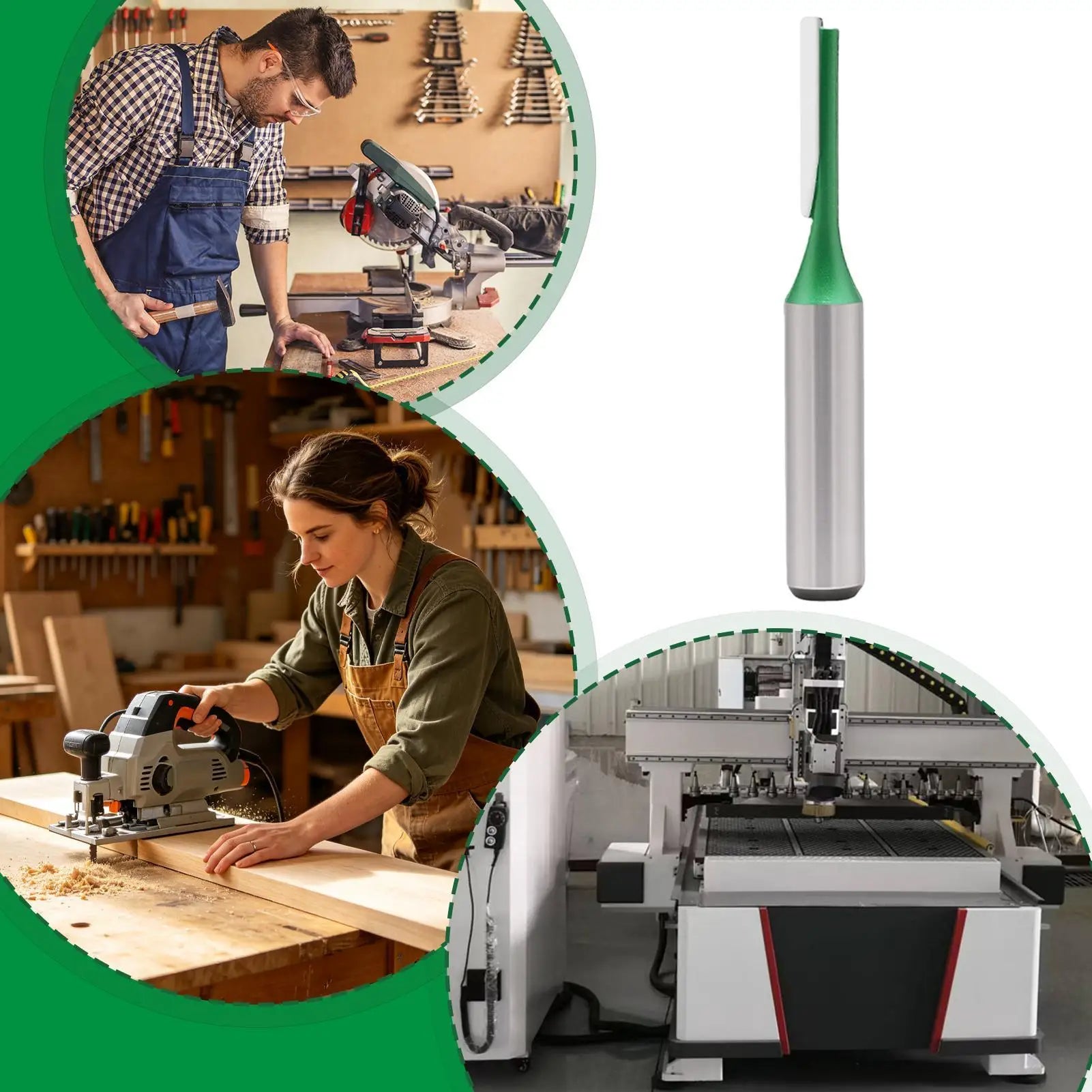 Straight Router Bits Shank Diameter Milling Cutter Grooving Cutting