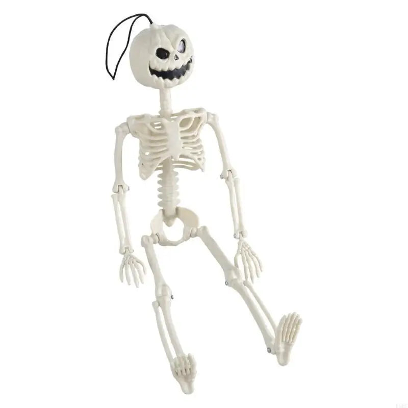 Halloween Skull Props Eerie Decoration Realistic Skeleton Sculpture