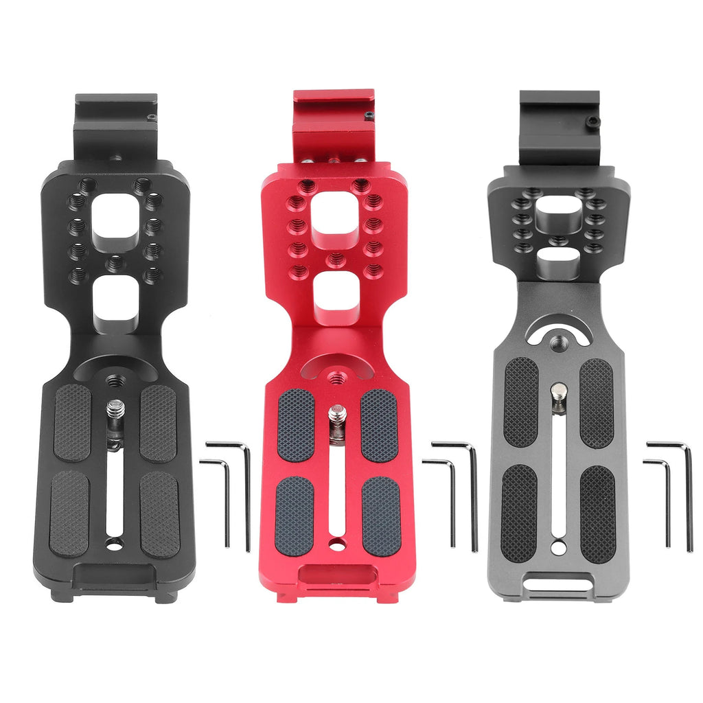 L Shape Quick Release Plate Metal Shoe Mount Hydraulic Ballhead SLR