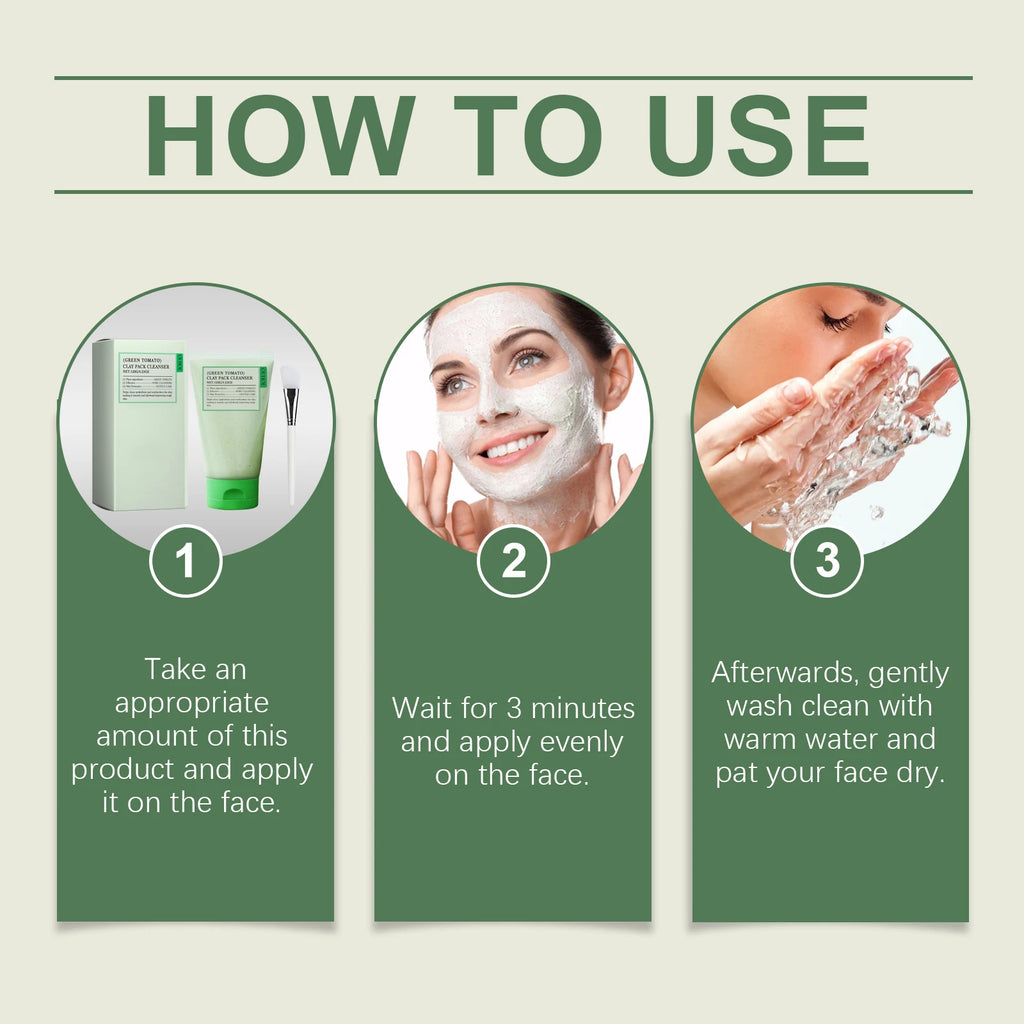 Green Tomato Facial Cleanser Oily and Sensitive Skin Gentle Foaming Face Wash with Vitamin Rich Extract Deep Pore Cleansing 120g Zpaxo
