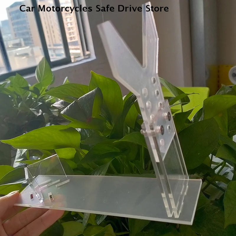 CMHot Clear Acrylic Hand Gun Display Stand Pistol Rack Holder 5 Gears