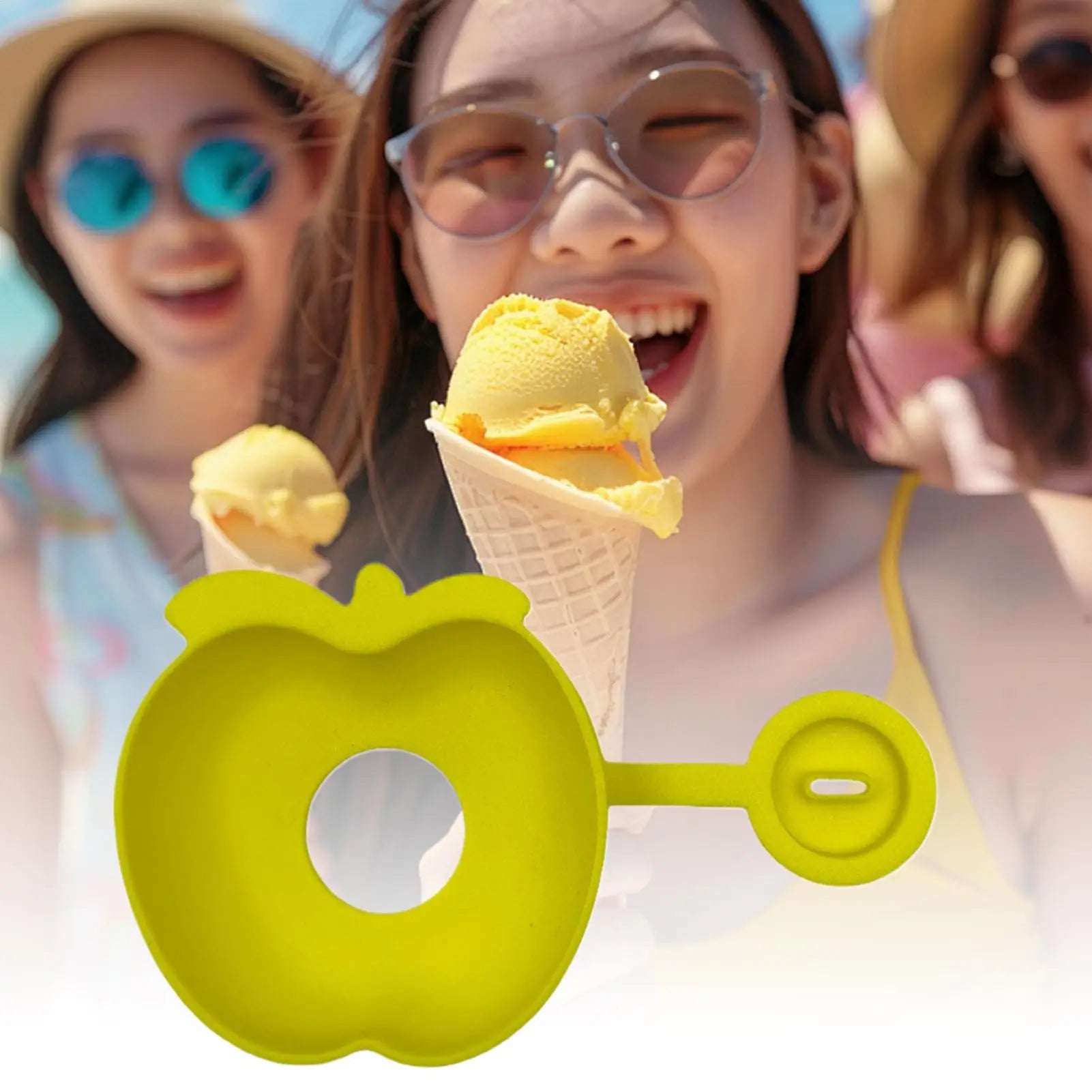 Silicone Ice Cream Holder – Drip-Proof Popsicle Cone Bracket Ice Cream Holder Zpaxo