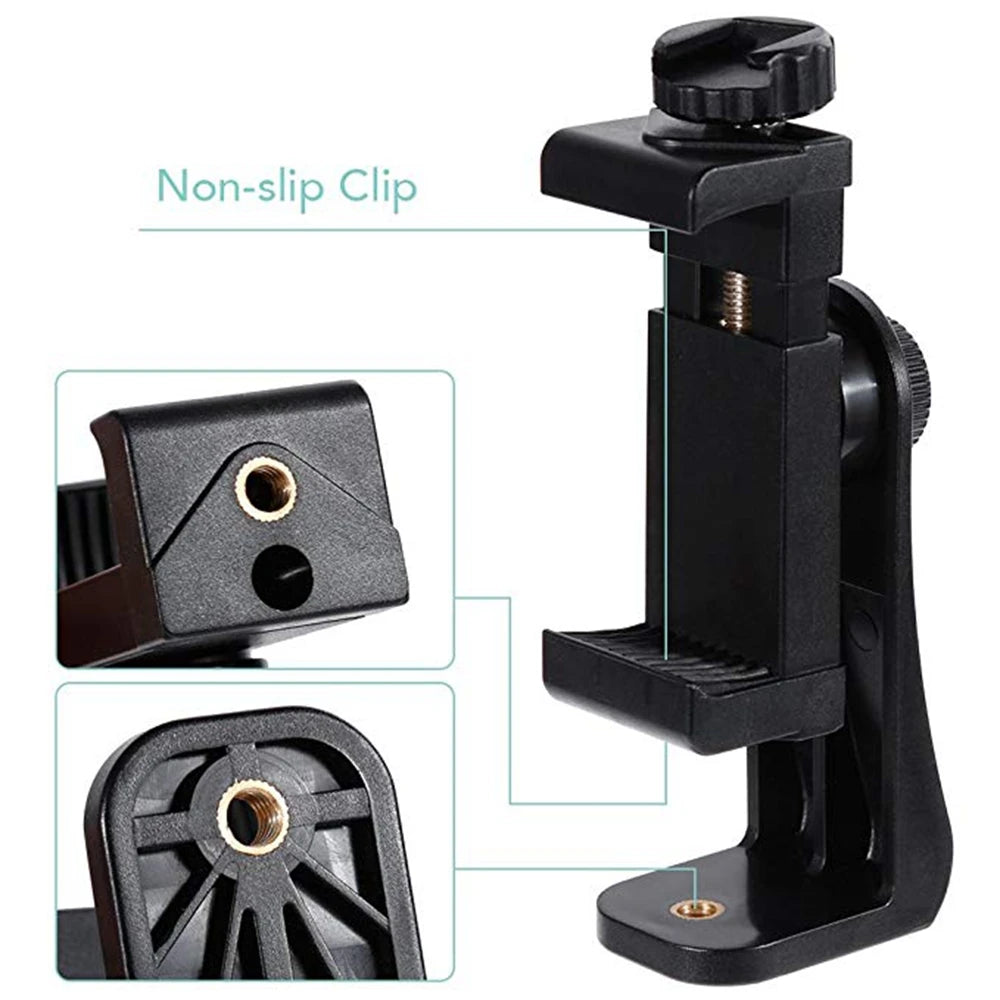 Universal Bracket Phone Holder Tripod Stand Mount Tablet Clip Phone Tripod Shooting Adapter For iPhone Xiaomi Tripod Accessories Zpaxo