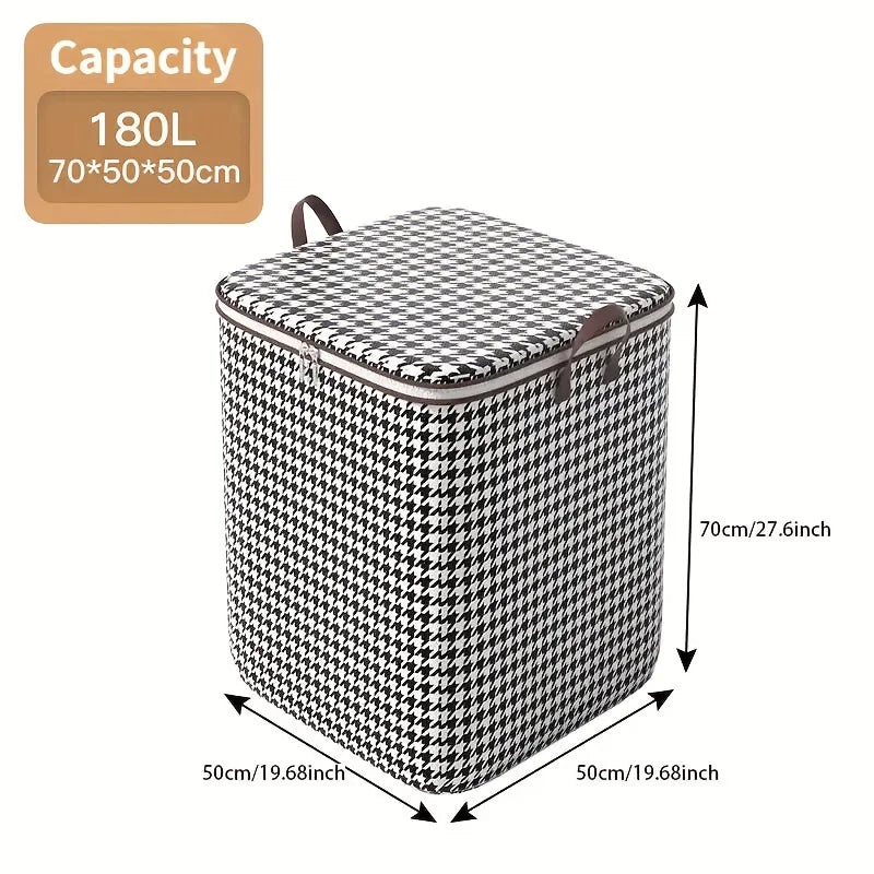 Large Foldable Storage Box – Dustproof Clothes & Quilt Organizer Foldable Storage Box Zpaxo