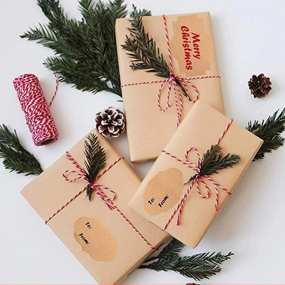 250Pcs/Roll Gift Tags Stickers Blank Name Labels Stickers Self-Adhesive Jar Labels for Presents Cosmetic Decoration Jars Food Zpaxo