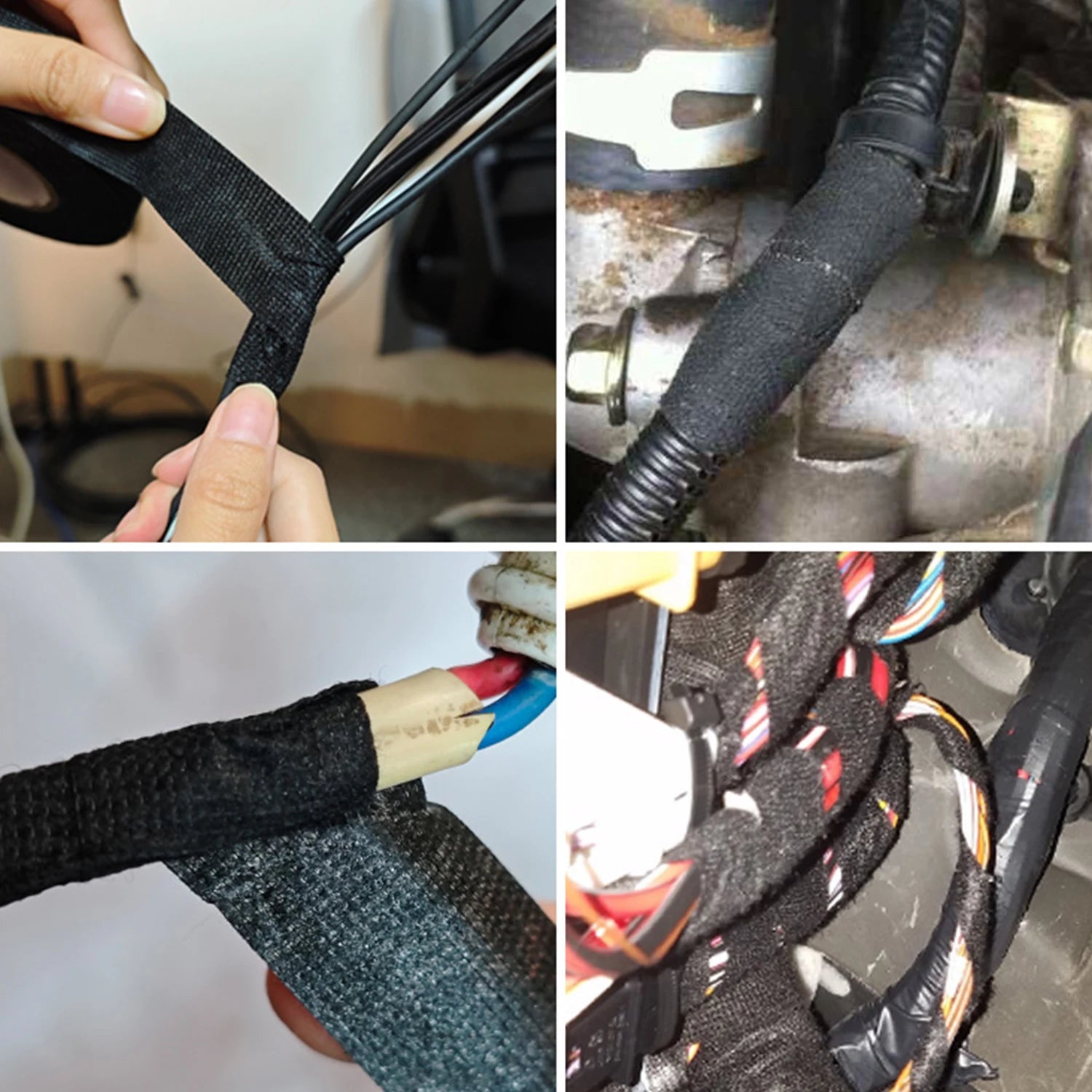 Automotive Cable Harness Fabric Tape – Heat-Resistant, Soundproof